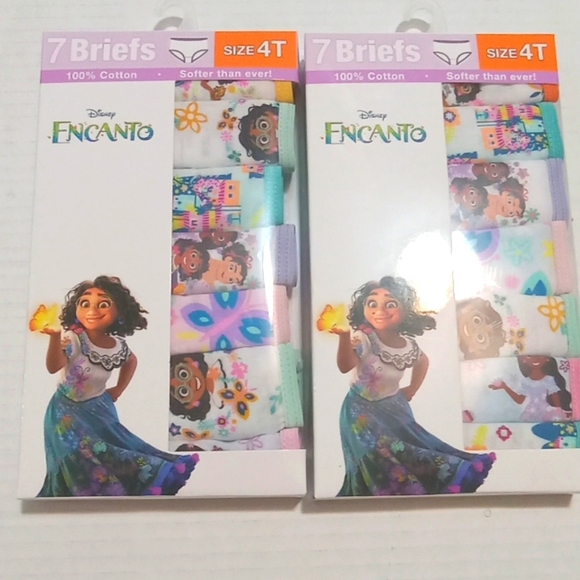 Disney Encanto 2 packs Girls 7 briefs - Picture 1 of 2